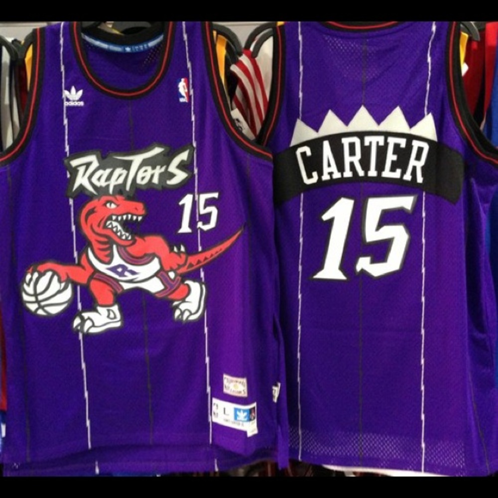 VINCE CARTER RAPTORS JERSEY HARDWOOD CLASSICS